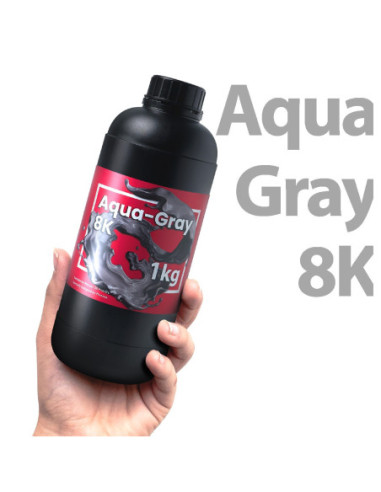 Résine 3D standard grise 8K Phrozen Aqua-Gray faible retrait 1 kg