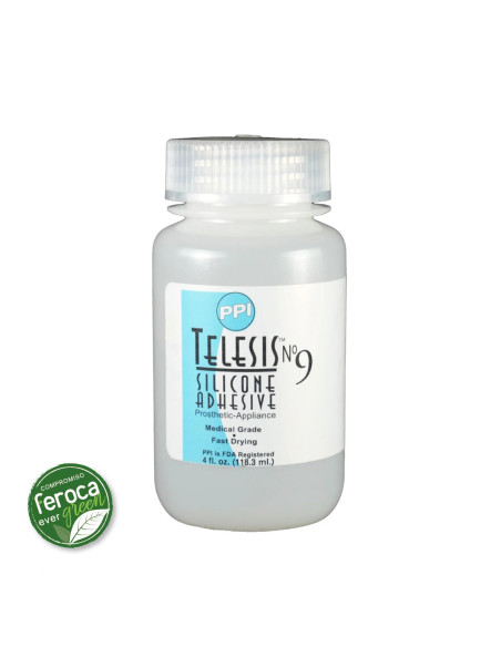 Telesis 9 adesivo silicone grado medico per protesi FX rapido