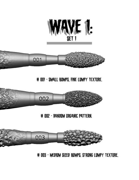 Texture Wave1 - Set 1 - 3 Units