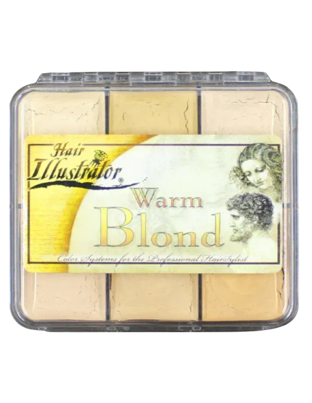Hair Illustrator On Set Warm Blonde Palette