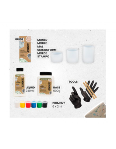 Jesmonite AC100 Starter Kit Porta-Velas