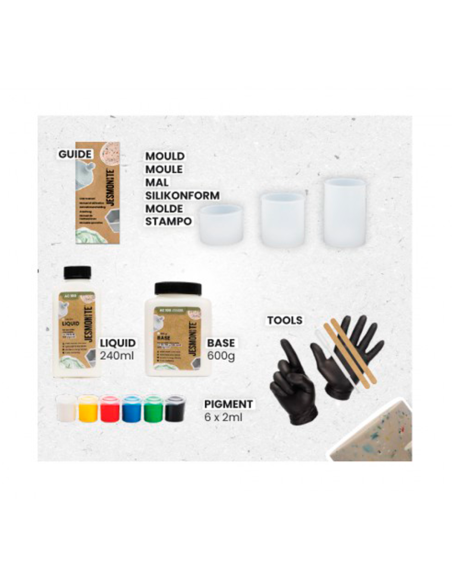 Jesmonite AC100 Starter Kit — Candle Holder