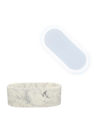 Moule en silicone — POT OVALE