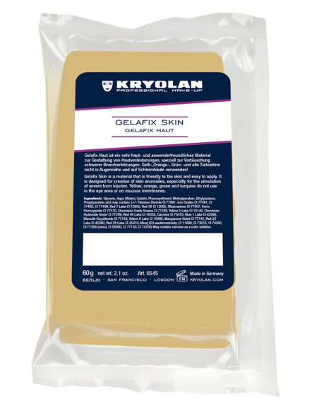 Gelafix skin - Simulacion quemaduras
