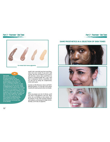 Guida trucco FX e protesi effetti speciali 200 pagine colore