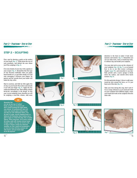 Guida trucco FX e protesi effetti speciali 200 pagine colore