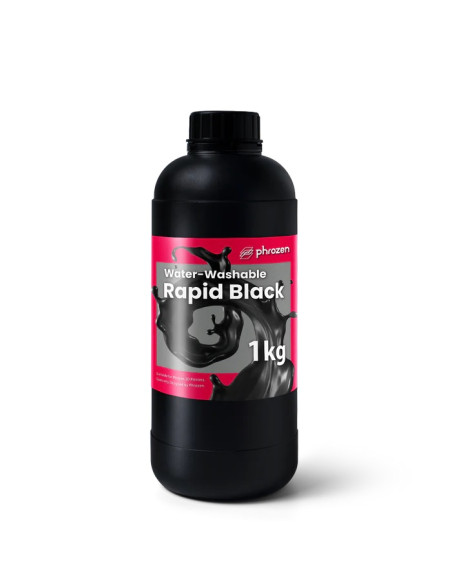 Resina 3D lavabile ad acqua Phrozen Rapid Black bassa contrazione 1 kg