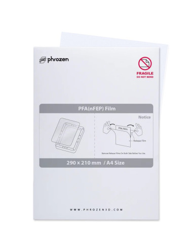 Film PFA nFEP Phrozen 290x210mm 150 microns impressão resina LCD