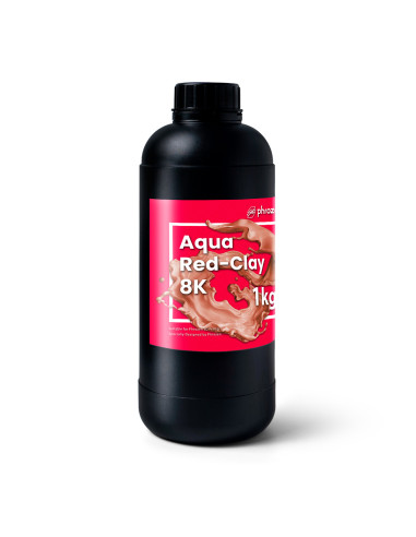 Resina 3D Phrozen Aqua Red Clay 8K vermelho argila alta definição 1kg
