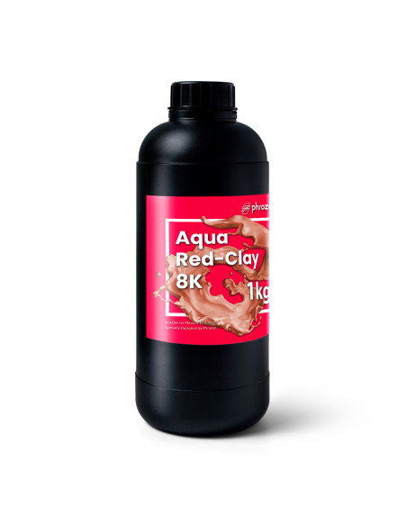 Resina 3D Phrozen Aqua Red Clay 8K rojo arcilla alta definición 1kg
