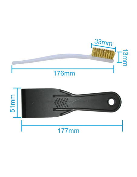 8-tool kit for 3D printing — spatulas, pliers, funnels and storage case