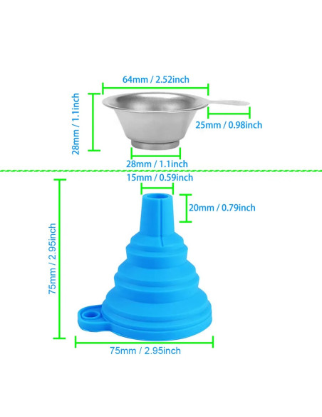 Kit 8 outils impression 3D spatules pince entonnoirs étui