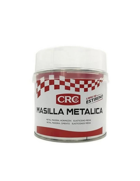 CRC masilla metálica poliéster aluminio bicomponente sin estireno 1kg