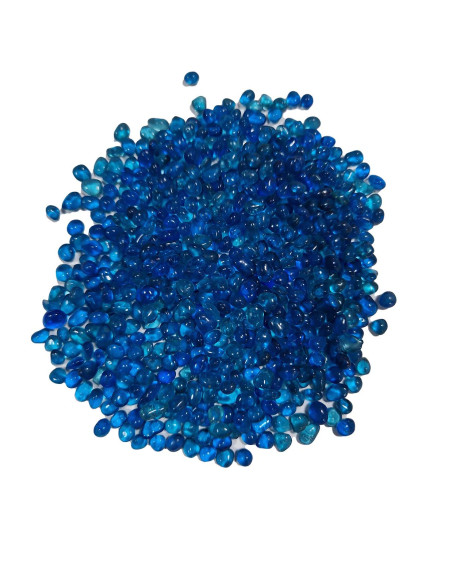 Crystal Pearls transparente Glaskugeln für Harze Hochglanzfinish - 1 kg / 400 g / OCEAN BLUE