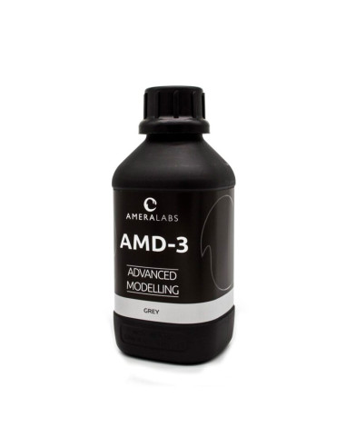 Resina 3D engenharia AMD-3 Grey alta resistência e definição cor cinzenta