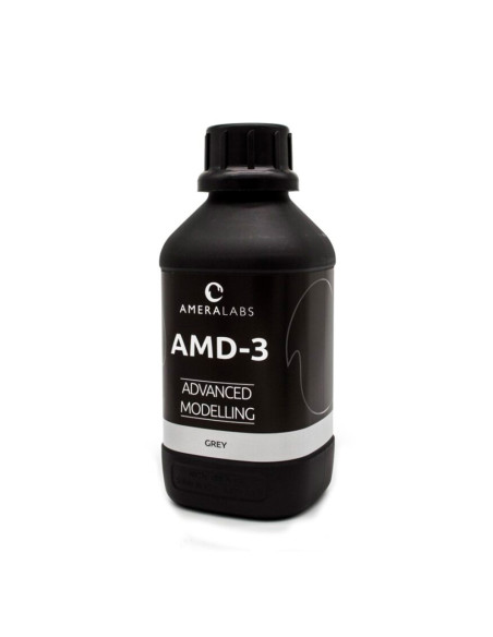 Resina 3D engenharia AMD-3 Grey alta resistência e definição cor cinzenta