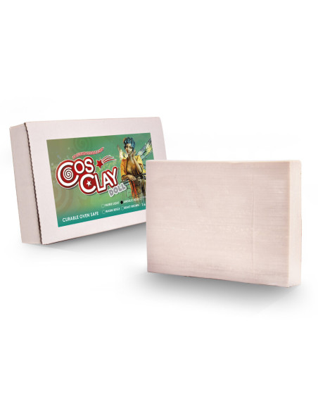 Cosclay argile polymère flexible ton Angelic Rose Lite 227g four