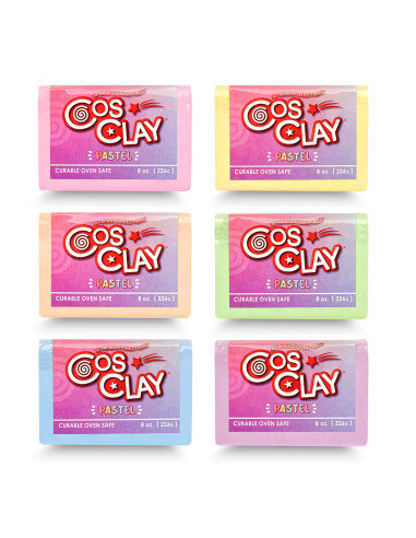 CosClay Pastel KIT - Six Colors