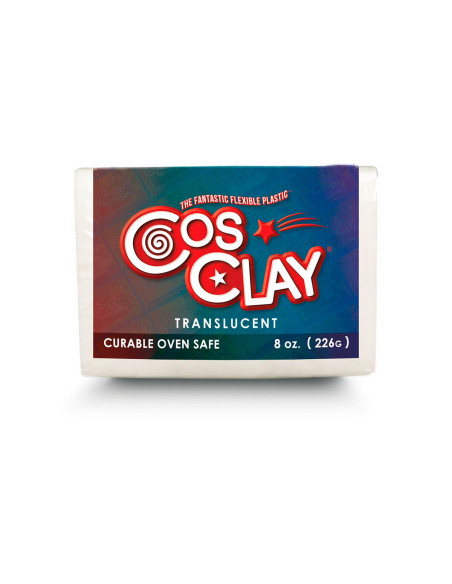 CosClay Translucent 226g argila polimérica flexível efeitos pele e figuras
