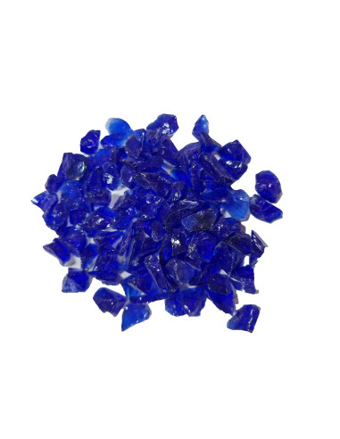 Cristaux concassés décoratifs pour résine époxy couleurs 4-8 mm - 1 kg / 400 g / Iceberg