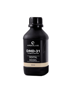 Resina dental fotopolimérica bege MSLA LCD baixa contração Ameralabs DMD-31 2