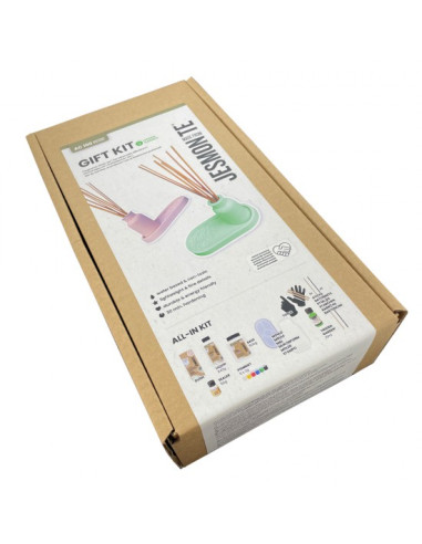 Kit Jesmonite AC100 Hidden Garden vasi decorativi con stampi in silicone