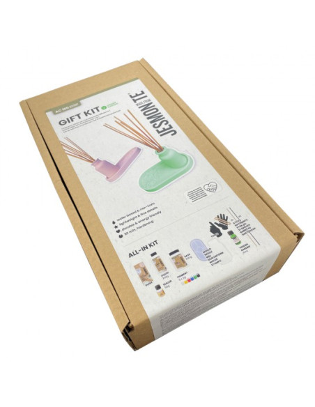 Kit Jesmonite AC100 Hidden Garden vasos decorativos com moldes silicone