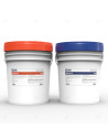 PlatSil Gel-10 silicona platino Shore A10 translúcida prótesis FX - 5 Gallon Kit - (36.28kgs)