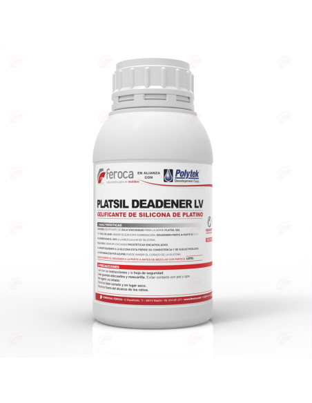 PlatSil Deadener LV gelificante silicona baja viscosidad prótesis FX - 500 g