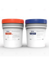 PlatSil Gel-0030 silicona platino translúcida Shore 00-30 prótesis FX - 5 Gallon Kit - (36.28kgs)
