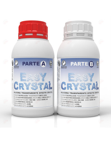 Easy Crystal - Silicone de efeito água/gelo/cristal -