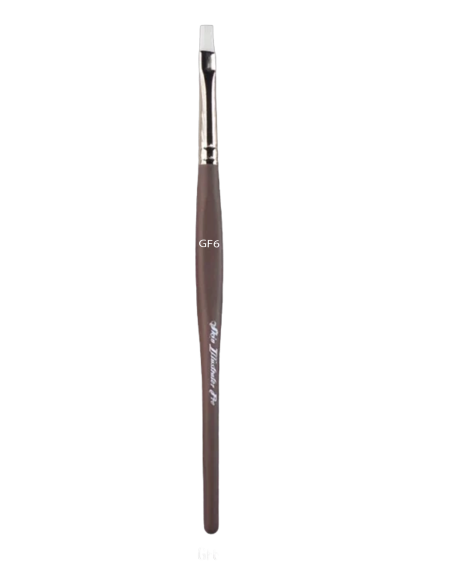 Pennelli piatti GF Series trucco FX setole sintetiche vegane - Size 6