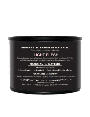 PTM Light Flesh material transfer protético tom carne pele caucasiana FX