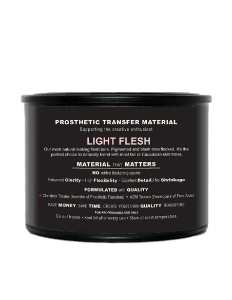 PTM Light Flesh material transfer protésico tono carne piel caucásica FX