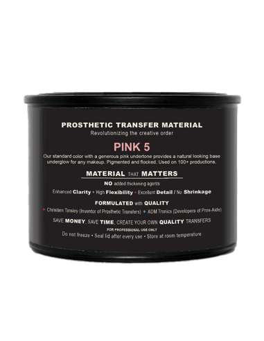 PTM Pink 5 color estándar transferencias protésicas maquillaje SFX piel