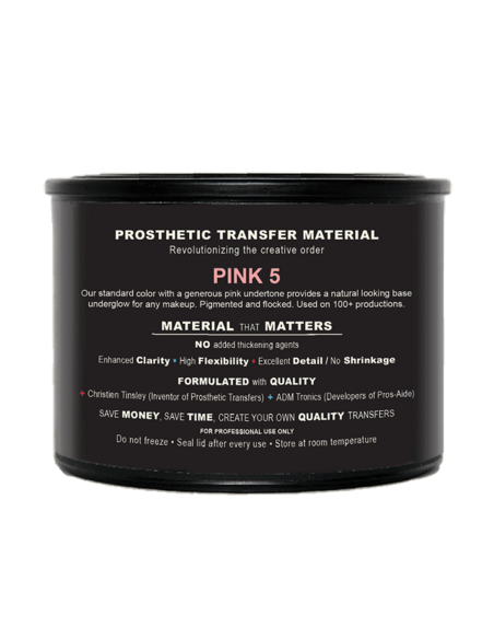PTM Pink 5 colore standard transfer protesici trucco SFX pelle