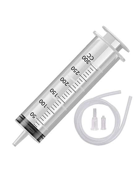 Jeringuilla 300ml con sonda 1,5m dosificación efectos especiales taller