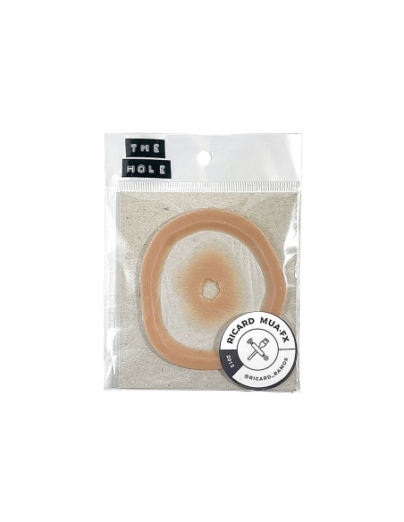 Prótesis silicona The Hole orificio bala FX maquillaje efectos especiales