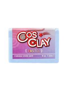 Kit 6 arcillas poliméricas flexibles tonos pastel CosClay 135°C - Pastel kit Six Colours 2