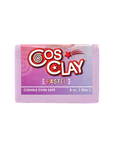 Kit 6 arcillas poliméricas flexibles tonos pastel CosClay 135°C - Pastel kit Six Colours 2