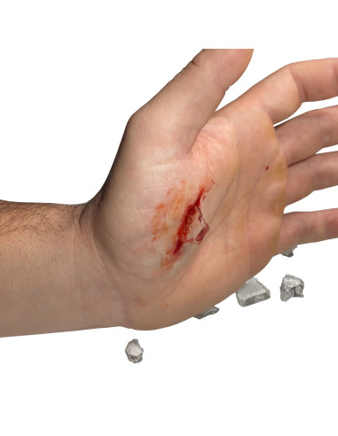 Rubber Glass Ricard MUA FX platinum silicone broken glass special effects