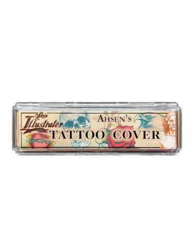 Paleta maquillaje alcohol 5 tonos piel cubre tatuajes silicona látex
