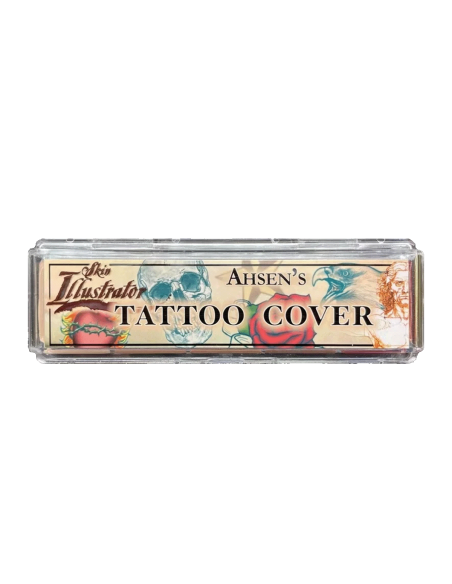 Palette maquillage alcool 5 tons peau cache tatouages silicone latex