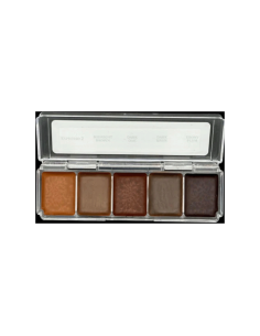 Paleta maquillaje alcohol Deep Tone 5 colores oscuros piel silicona látex 2