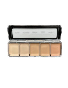 Alkohol-Make-up-Palette helle Töne Haut Silikon Latex Mini Light Tone 5 2