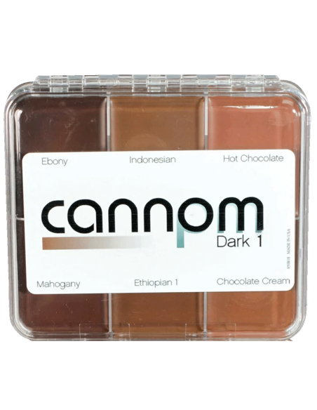 Palette maquillage FX Skin Illustrator Greg Cannom Dark 1 couleurs foncées