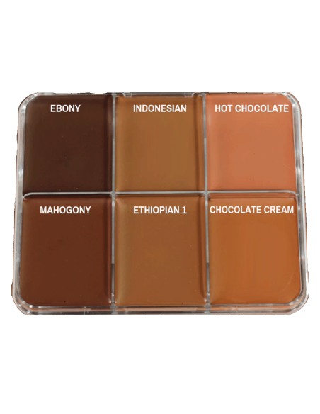 Palette maquillage FX Skin Illustrator Greg Cannom Dark 1 couleurs foncées