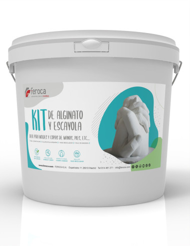 Kit for hand, foot and other molds -Alginate-Escayola-