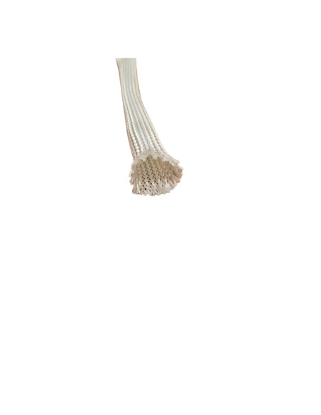 Calza fibra vetro intrecciata E-Glass 136g 20mm rinforzo tubi e cavi - 1m