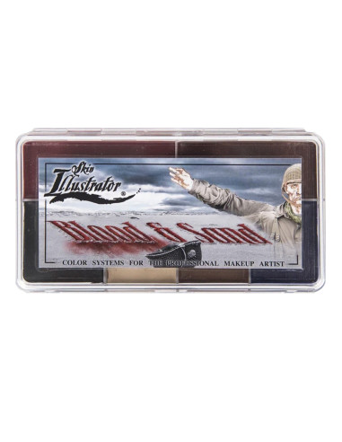 Alkohol-Make-up-Palette Skin Illustrator Blood and Sand FX Haut Silikon